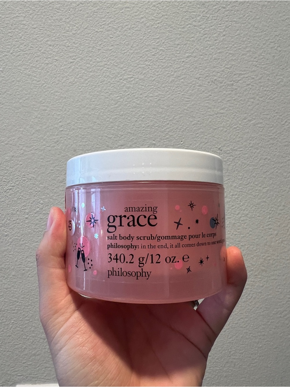 Philosophy Amazing Grace Salt Body Scrub 12 oz